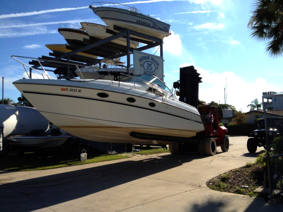 Hi & Dry Boat Storage Hudson Marina Florida