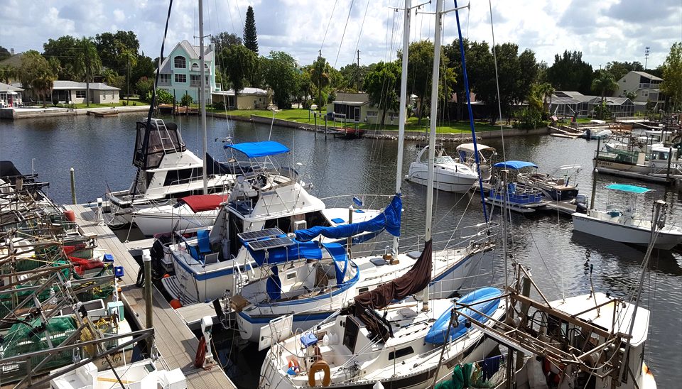 Wet Slips Boat Storage Hudson Marina Florida